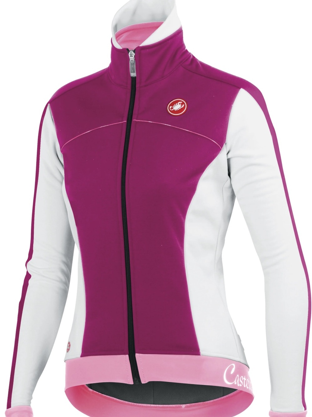 Womens Castelli Visiata wind-stopper cycling jacket, size small